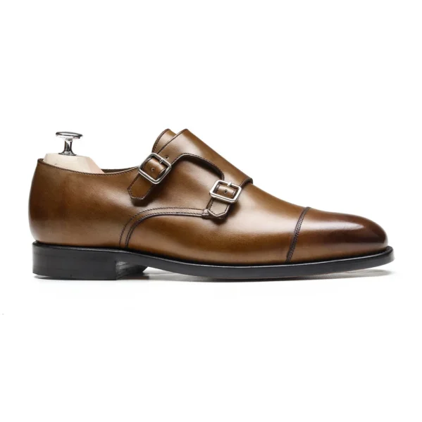 Chaussures Homme Monk (Boucles) Marron – Image 3