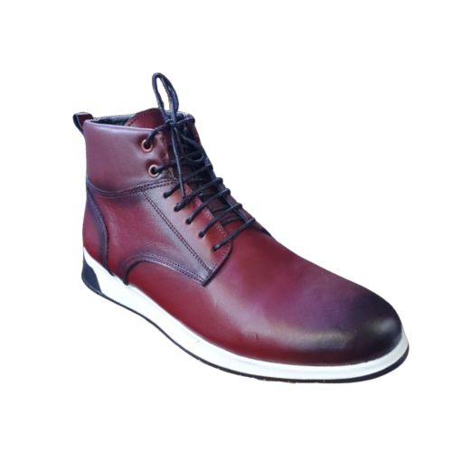Chaussure Montante en Cuir Homme