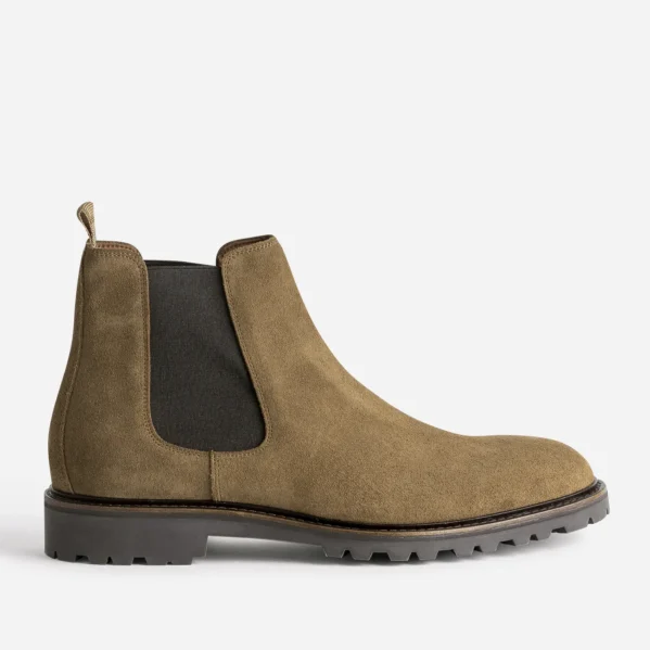 Chaussure boots homme daim