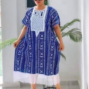 Robe Wax avec Garniture
