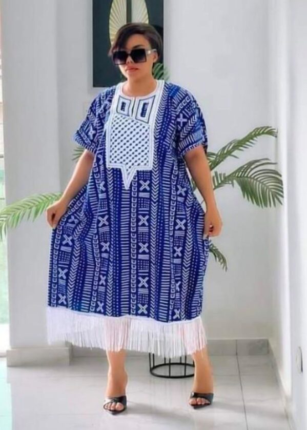 Robe Wax avec Garniture
