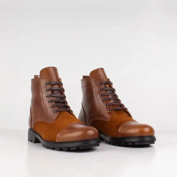 boots hommes Cuir Tabac – Image 5
