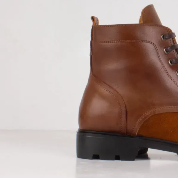boots hommes Cuir Tabac – Image 4