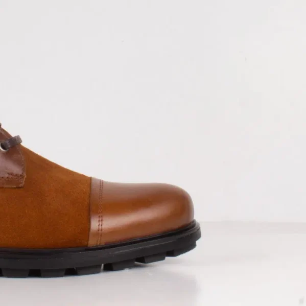 boots hommes Cuir Tabac – Image 3