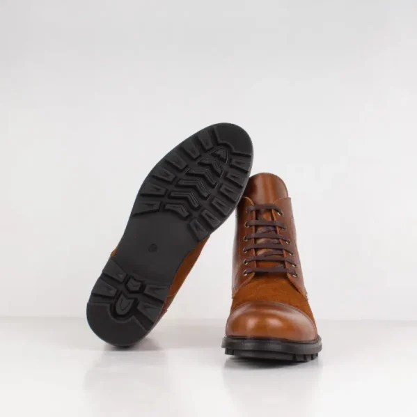 boots hommes Cuir Tabac – Image 2