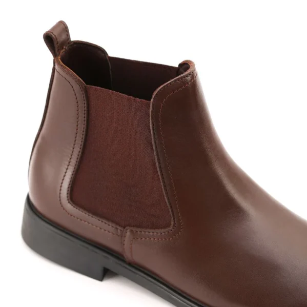 Bottines Homme en cuir Marron – Image 5