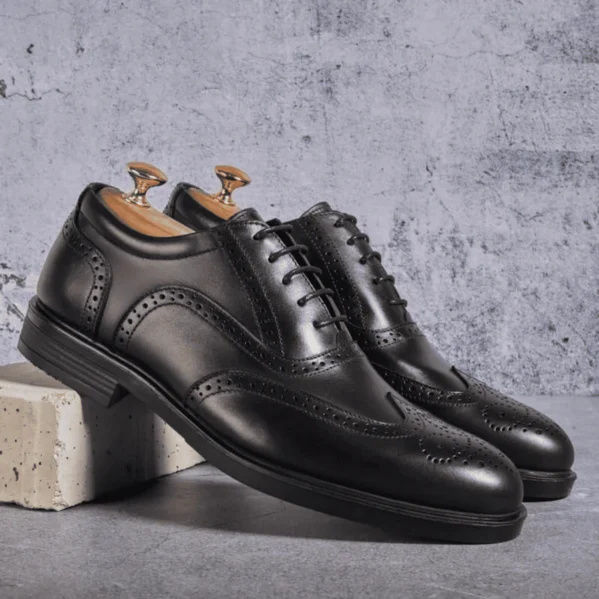 Mocassin cuir Noir- Homme – Image 3