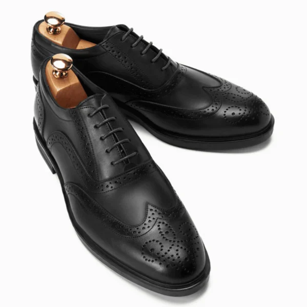 Mocassin cuir Noir- Homme