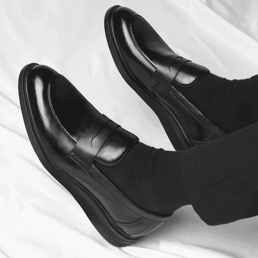 Mocassin Homme Cuir-Noir