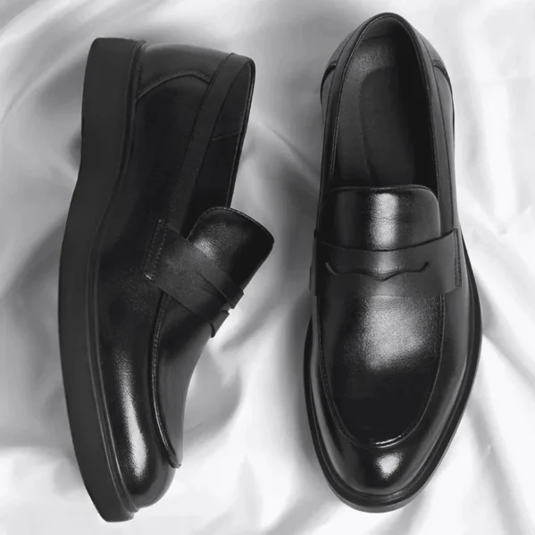 Mocassin Homme Cuir-Noir – Image 2